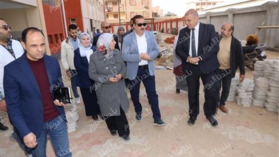 محافظ المنوفية يتفقد مدرسة مصر المتكاملة للغات الجديدة بحي غرب 
