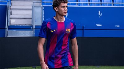 حمزة عبد الكريم يشارك في تدريبات برشلونة أتلتيك قبل مباراة بارباسترو