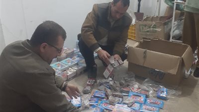 ضبط وإعدام 200 عبوة ألعاب نارية محظور تداولها بالمنوفية