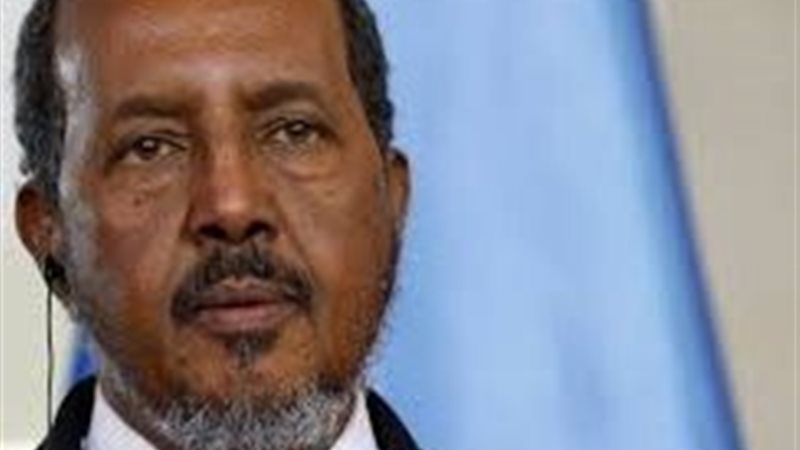 الرئيس الصومالي حسن