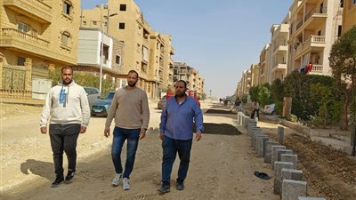 نائب رئيس جهاز 15 مايو يتابع ميدانيًا أعمال تطوير الطرق لخدمة المواطنين