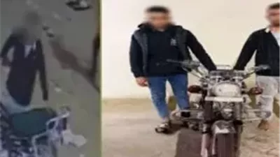 سقوط لصين أحدهما مسجل خطر لسرقتهما دراجة نارية