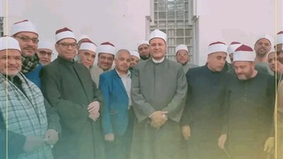 وكيل وزارة الاوقاف بالدقهلية يتفقد إدارة أوقاف شربين ويجتمع بالأئمة