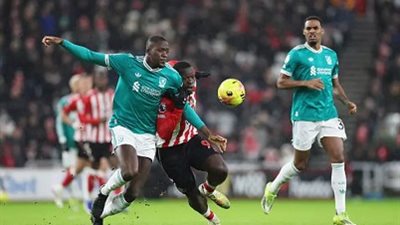 التعادل السلبي يحسم الشوط الأول من مباراة ليفربول وسندرلاند في الدوري الإنجليزي