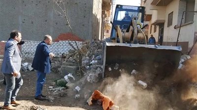 السنبلاوين تزيل مخالفات بناء على الأراضي الزراعية.. وتحرر محاضر للمخالفين