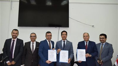 المدن الجامعية ببنها تحصل علي شهادات النظام المتكامل للجودة والسلامة والصحة المهنية 