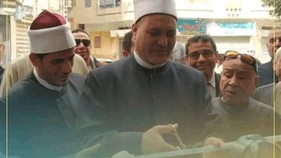 وكيل أوقاف الدقهليه يفتتح مسجد سامي الجمل بالمنصورة ضمن خطة تطوير بيوت الله