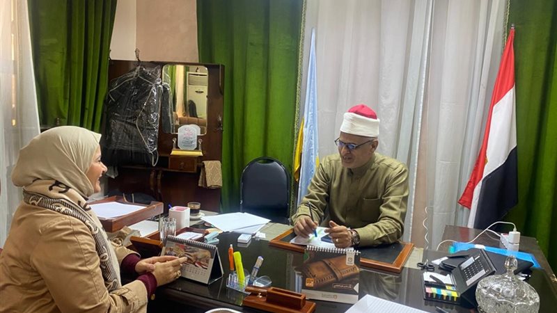 حوار الصحفية رشا ابوشال مع وكيل وزراة أوقاف الإسكندرية