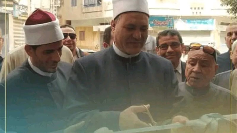 وكيل أوقاف الدقهليه يفتتح مسجد سامي الجمل بالمنصورة ضمن خطة 