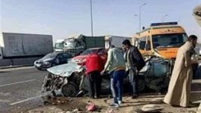 إصابة 5 أشخاص في حـ.ـادث تصـ.ـادم أعلى الطريق بالهرم.. تفاصيل 