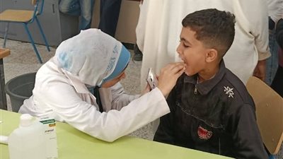 من أجل قلوب أطفالنا.. جامعة بنها تنظم قافلة طبية بمدرسة زاوية بلتان الإعدادية