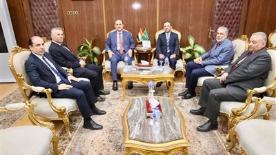 محافظ المنوفية يستقبل القائم بأعمال رئيس جامعة مدينة السادات لتهنئته بمهام منصبه الجديد 