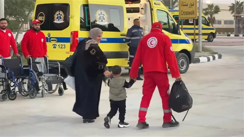 معبر رفح يستقبل الدفعة