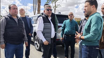 رئيس جهاز حدائق أكتوبر  يتفقد المحاور الرئيسية ويوجه بتكثيف إجراءات السلامة المرورية