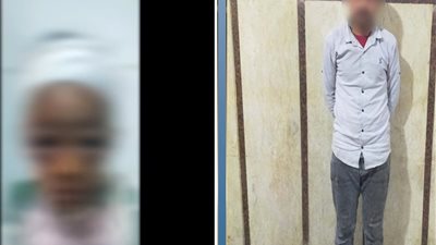 بلا قلب.. ضبط أب صفع نجله وتسبب في إصابته بالمحلة