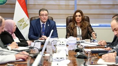 وزيرة التنمية المحلية والبيئة تبحث مع 