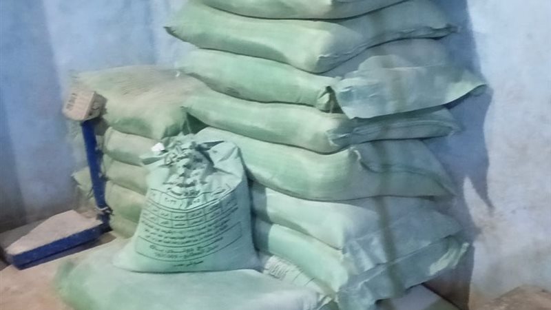 جانب من المضبوطات 