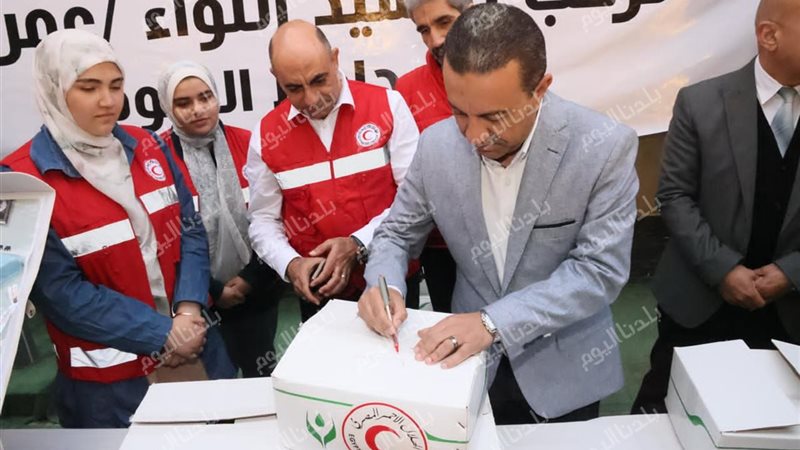 محافظ المنوفية اثناء الفاعليات