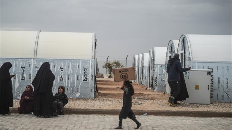 مخيم الهول في سوريا