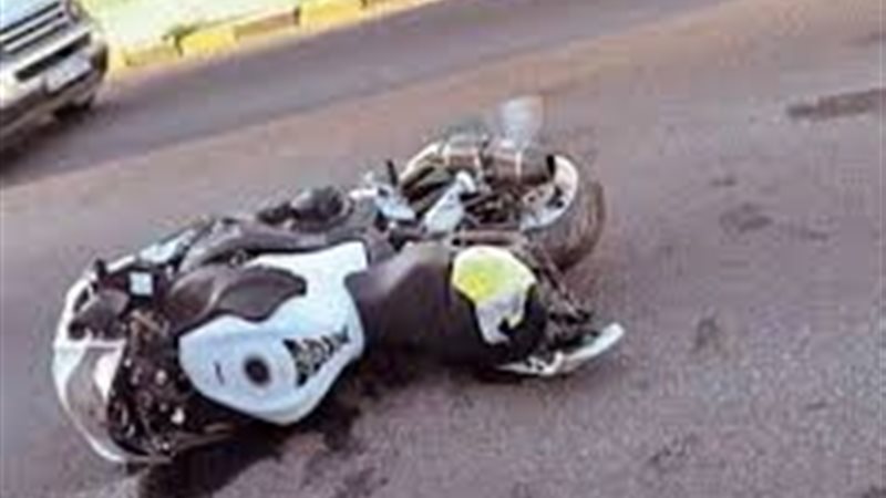  انقلاب دراجة نارية