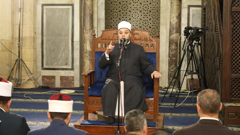 درس التراويح في الجامع الأزهر