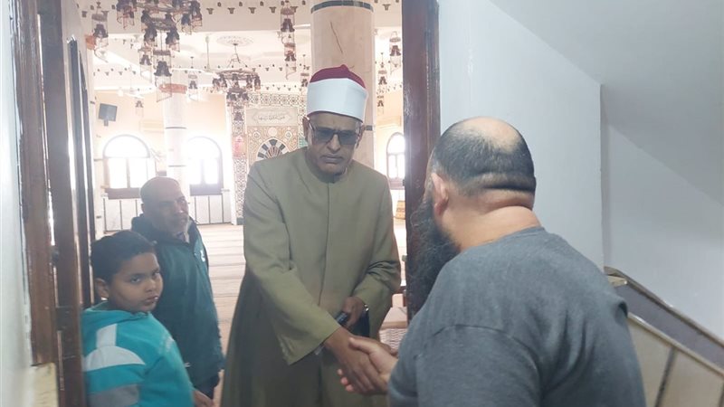 جانب من جولات مدير اوقاف الإسكندرية