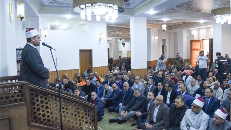 جانب من افتتاح مسجد