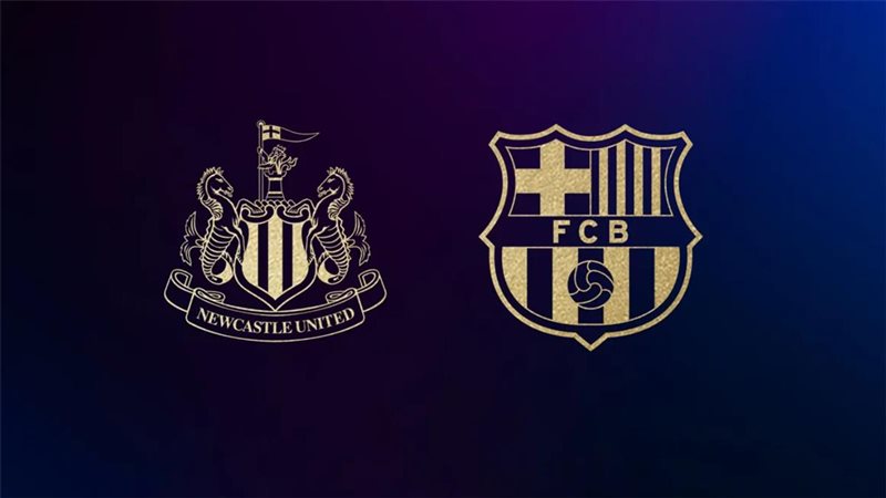 برشلونة ونيوكاسل