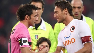 تاريخ وهدافي مواجهات يوفنتوس وروما.. توتي وبييرو بالقائمة