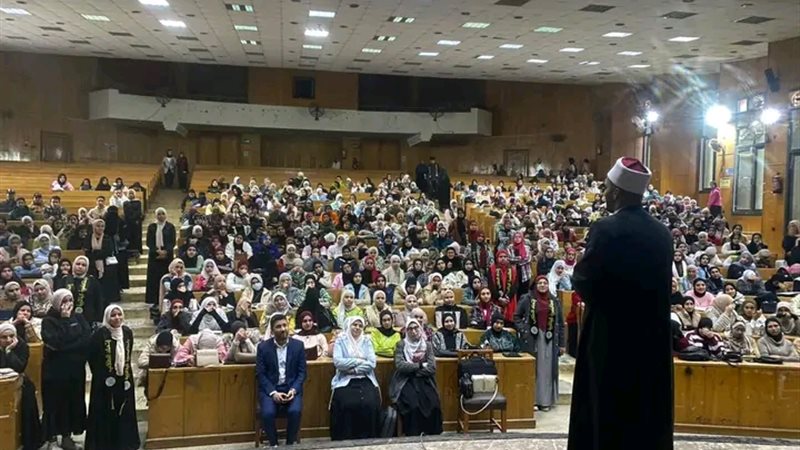 برعاية الأزهر الشريف ندوه بجامعة المنصوره بعنوان الحزم والاح