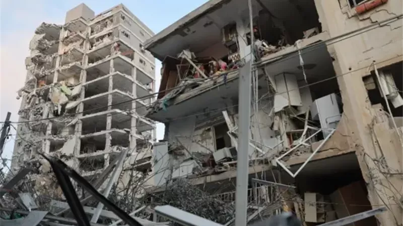 آثار الهجمات الإيرانية