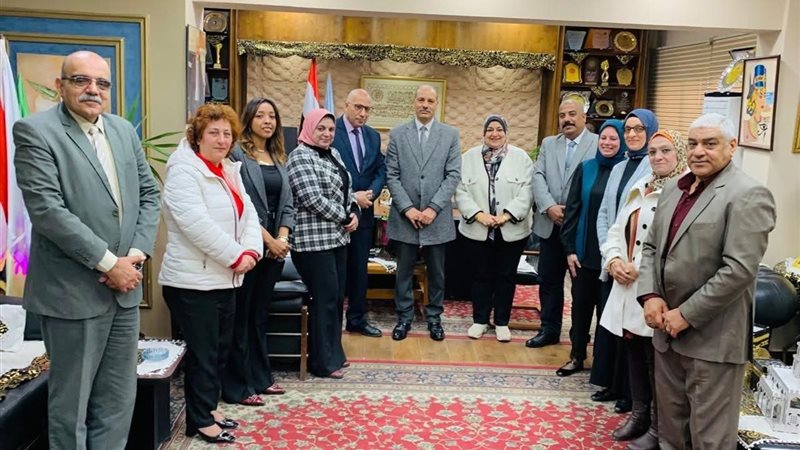 جانب من اجتماع مديرية التعليم بالإسكندرية