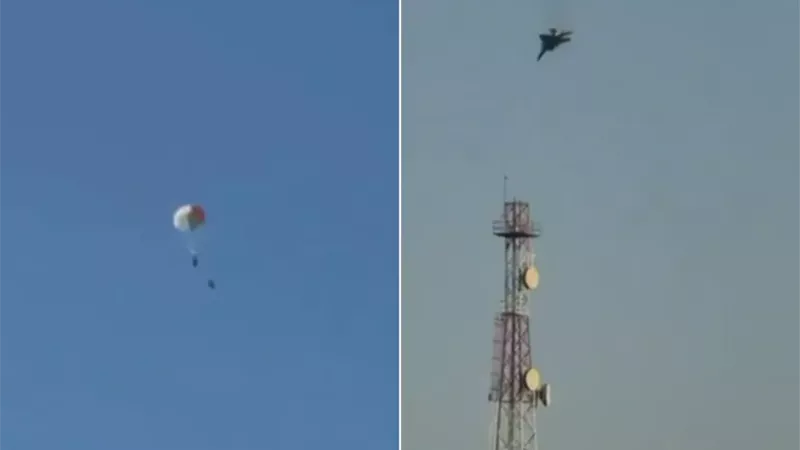 سقوط طائرة حربية