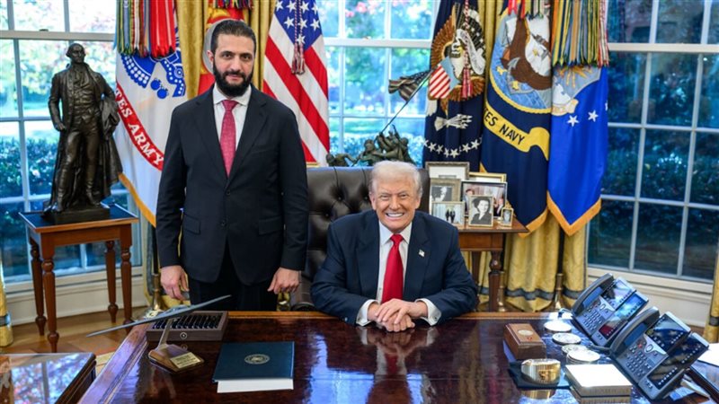 أحمد الشرع وترامب