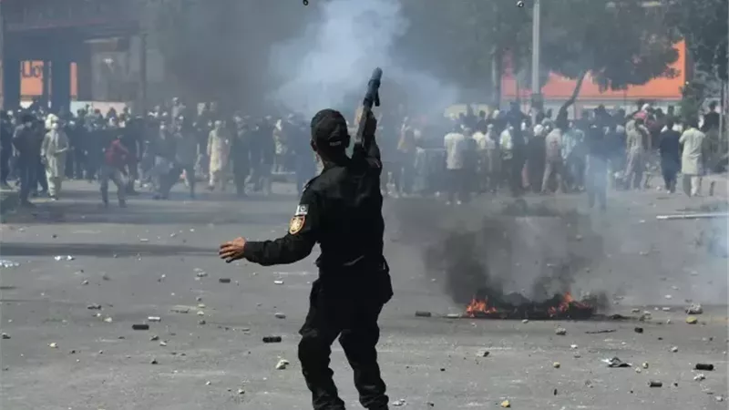 احتجاجات في باكستان