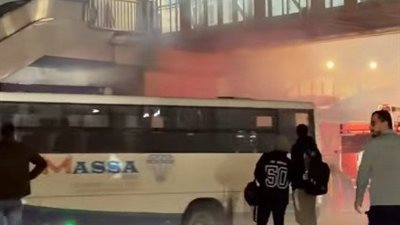  حريق أمام مقر النادي الأهلي فرع مدينة نصر.. تفاصيل 