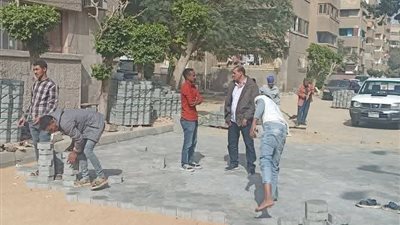 محافظ الجيزة: تطوير ورصف 17 شارعًا بحي العجوزة ضمن الخطة الاستثمارية