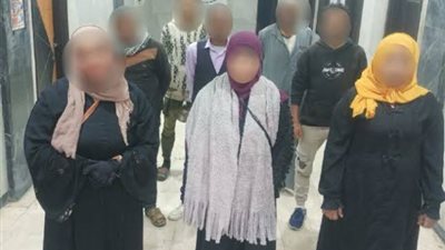 ضبط 10 أشخاص بينهم 9 سيدات لاستغلال 17 طفلاً في التسول بالجيزة
