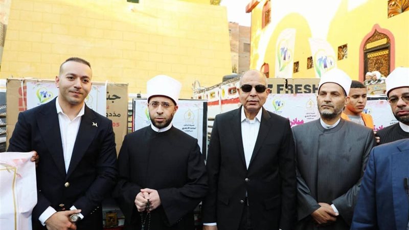 وزير الأوقاف ومحافظ المنيا 