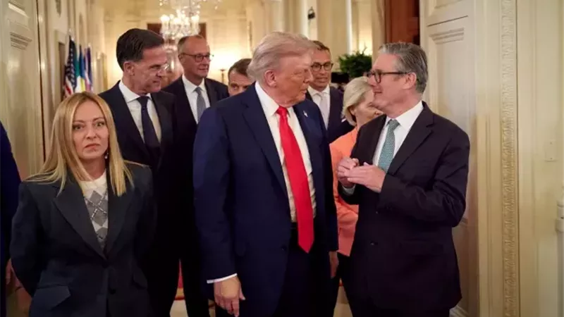 ترامب وقادة أوروبا