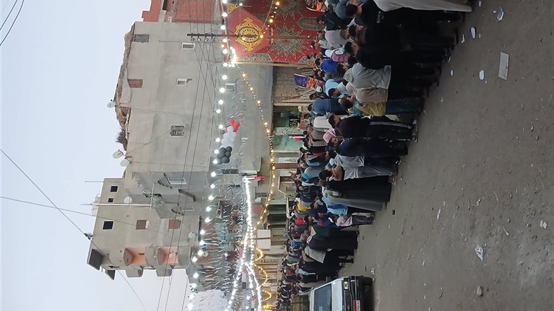 أكبر مائدة إفطار جماعي في قرية أبو ريا بمركز الرياض بكفر الش