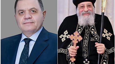 البابا تواضروس الثاني يهنئ وزير الداخلية بعيد الفطر المبارك 