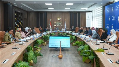  جامعة بنها الأهلية تستعرض الهيكل التنظيمي لمركز البحوث والتطوير