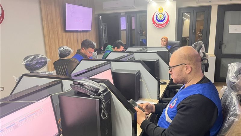 متابعة تسكين المصابين