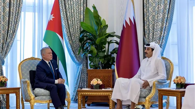 لقاء العاهل الأردني