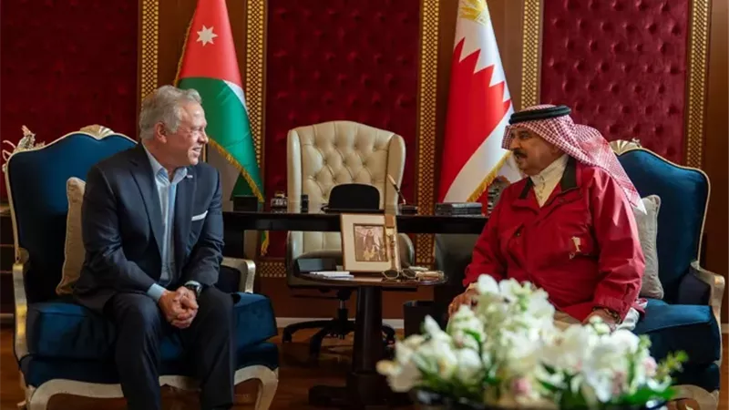 العاهل الأردني وملك