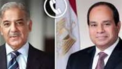 السيسي يتلقى اتصالًا من رئيس وزراء باكستان لتهنئته بعيد الفطر 