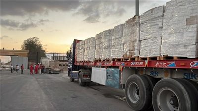دخول القافلة 162 من «زاد العزة» إلى غزة محمّلة بالمساعدات الإنسانية