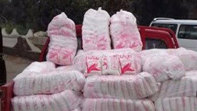 ضبط 6 أطنان سكر تمويني محظور تداوله في حملة مكثفة بمركز جهينةبسوهاج