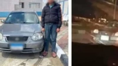 ضبط طالب قاد سيارته عكس الاتجاه في الإسماعيلية